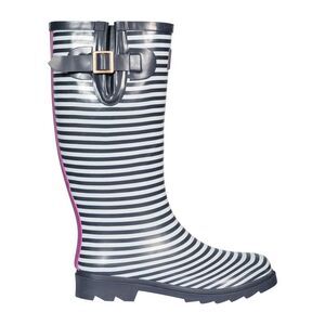 Trespass Womens/Ladies Samira Wellington Boots / Navy Stripe